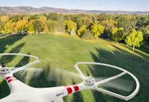 Квадрокоптер и пейзажная фотография