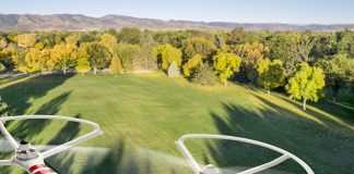 Квадрокоптер и пейзажная фотография