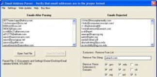 Как выбрать парсер email адресов?