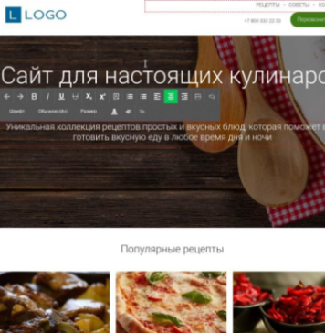 Конструктор сайтов TOBIZ: как создать сайт одностраничник