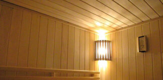 Абажуры для бани: хорошее освещение