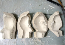 Этапы изготовления скульптуры