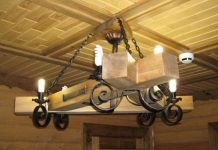 Деревянные потолочные светильники — особенности