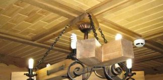 Деревянные потолочные светильники — особенности