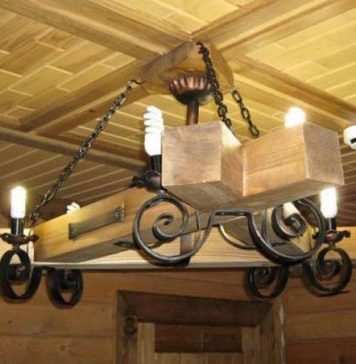 Деревянные потолочные светильники — особенности